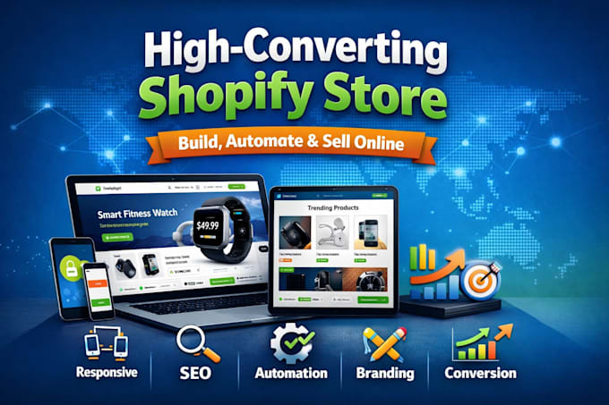 Build a high converting shopify drop shipping store for profit by ...