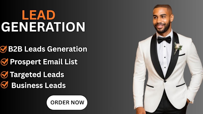 do b2b leads generation, email list , linkedin leads, leads prospecting, leads