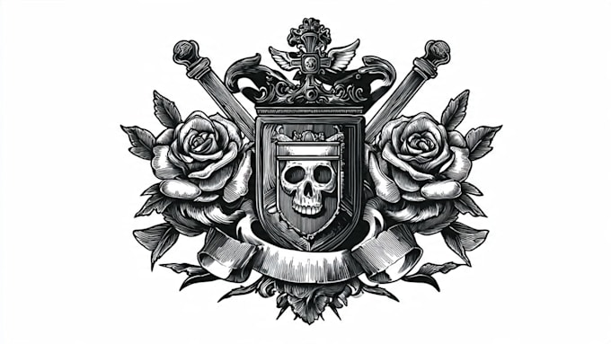 draw aesthetic old school tattoo design