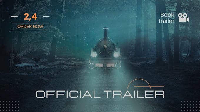 make a cinematic book trailer for amazon and social media