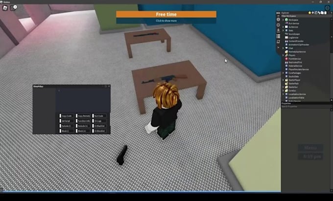 create full roblox game scripts, and custom roblox gui