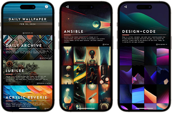 develop ai wallpaper app, live wallpaper app, social media app and android app