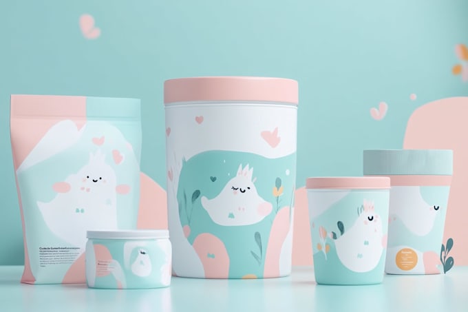 design modern product packaging and custom box design