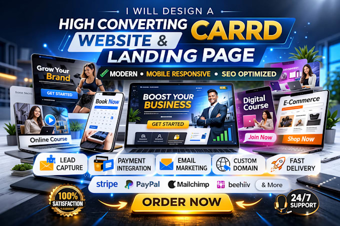 redesign carrd website systeme io unbounce funnellish kartra carrd landing page