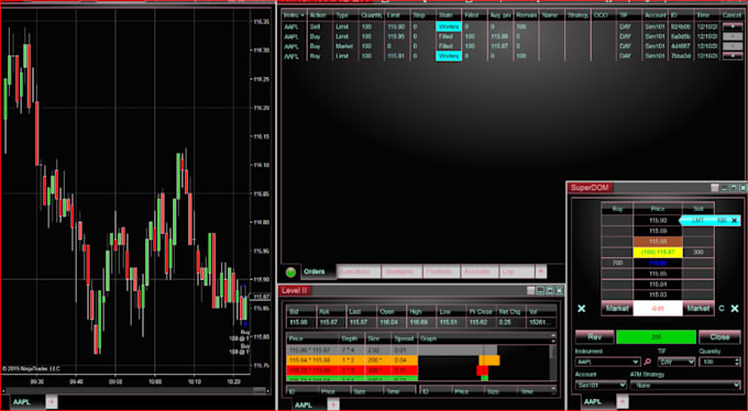 develop ninjatrader 8 trading bot and custom automated strategy