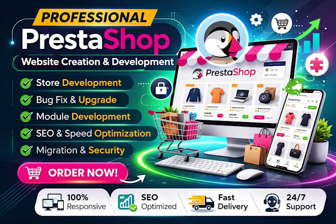create build prestashop module online ecommerce shop upgrade bug fix issues