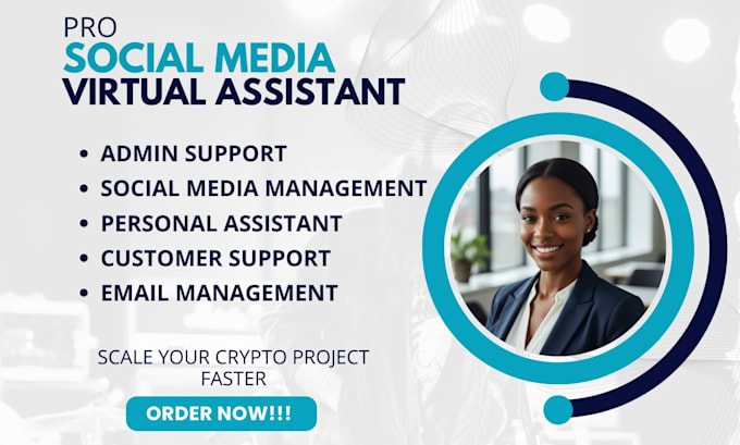 be executive virtual assistant social media admin personal assistant