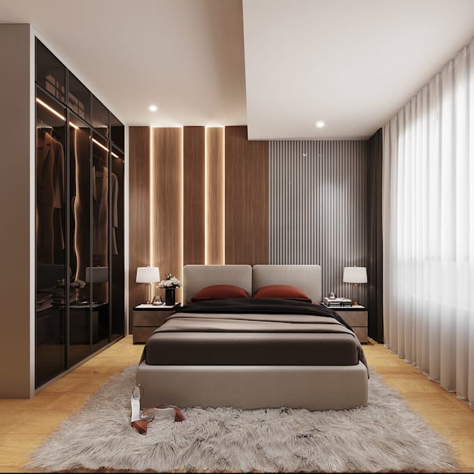 create interior 3d rendering and architectural rendering