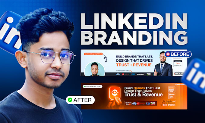 Design high converting linkedin banner for personal branding by Web ...