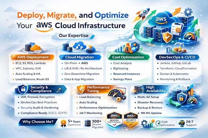 deploy, migrate, and optimize your AWS cloud infrastructure