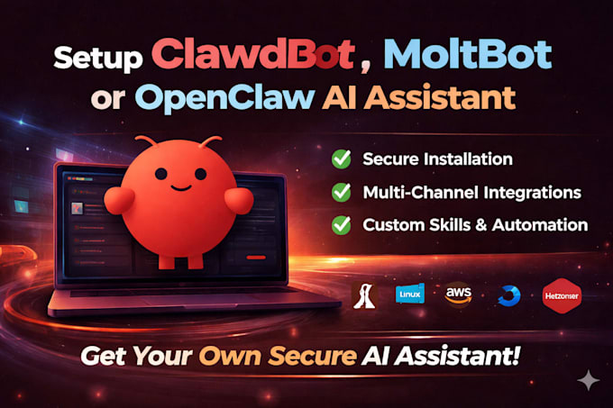 securely set up clawdbot moltbot or openclaw ai assistant