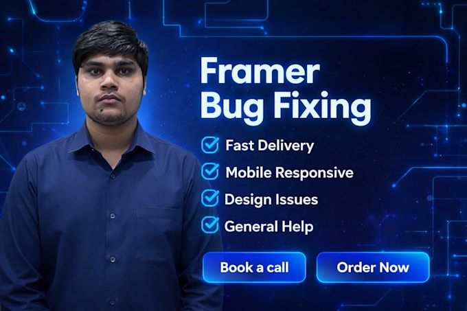 fix your framer website issues or redesign it
