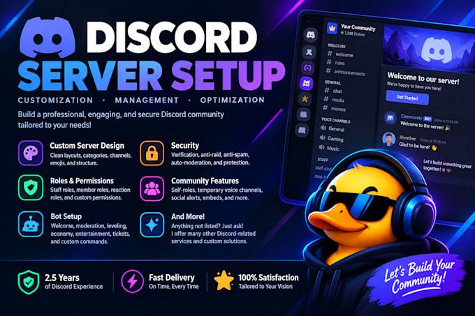 professionally setup discord community server in 24 hours
