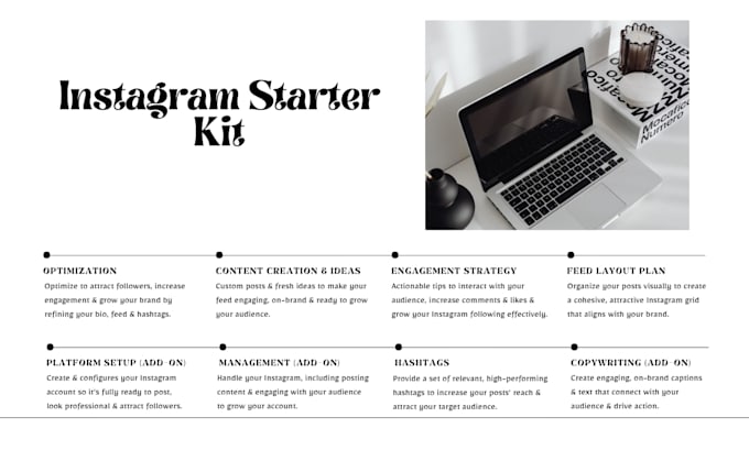 create a complete instagram starter kit for your new business