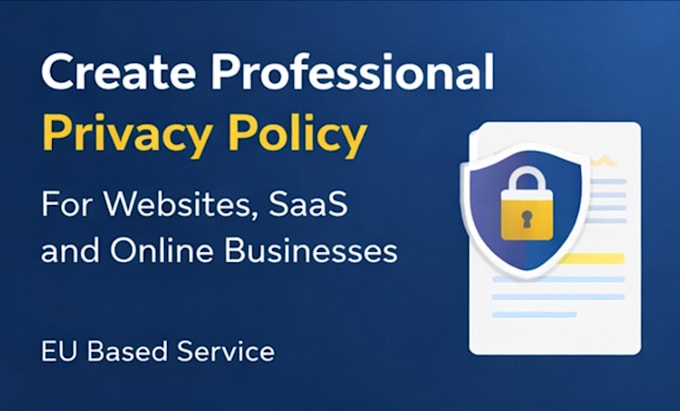 professional gdpr privacy policy and terms and conditions for your website