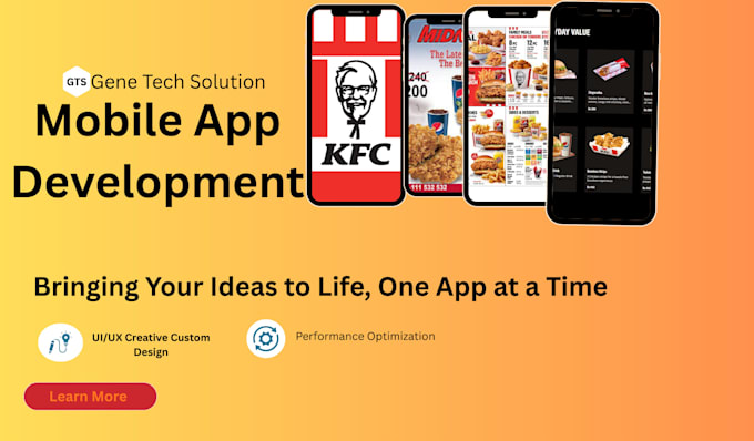 create recipe app for any restaurant on client demand for android and IOS