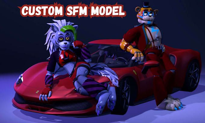 make fully custom sfm model, gmod playermodel, tf2 model, mmd model, l4d2, fnaf