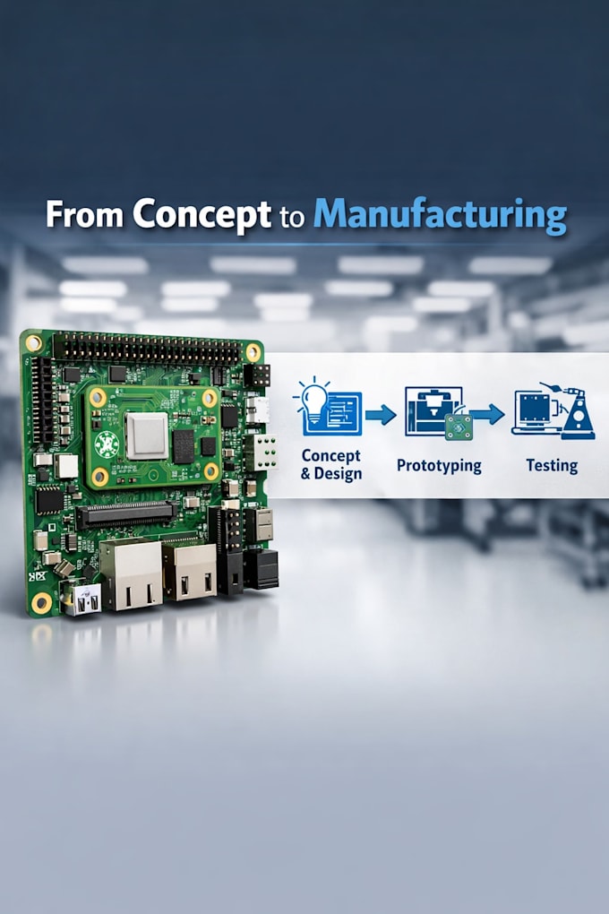 design pcb for raspberry pi cm4 cm5 embedded hardware, pcb layout