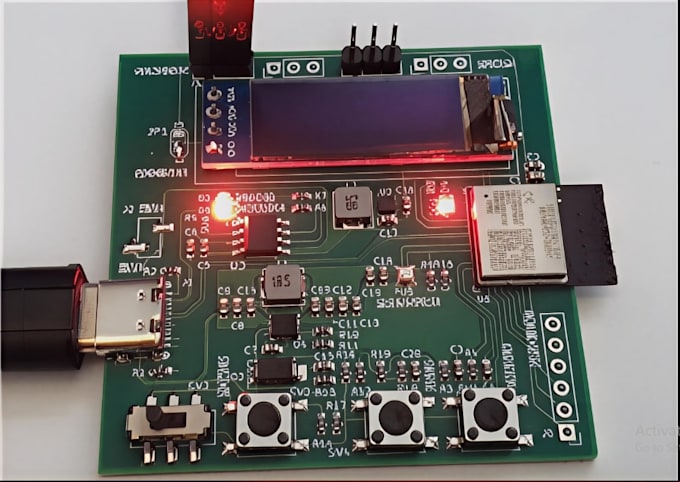 do pcb design and develop firmware for microcontrollers, pcb drone esp32 stm32