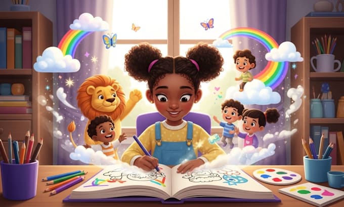 whimsical children book illustration whimsical book illustration