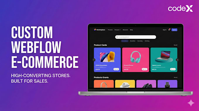 design and build a high converting webflow ecommerce store