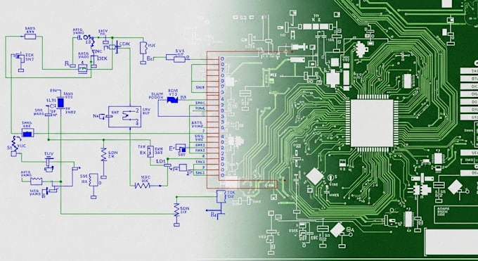 review your pcb layout and pcb schematic for errors and optimization
