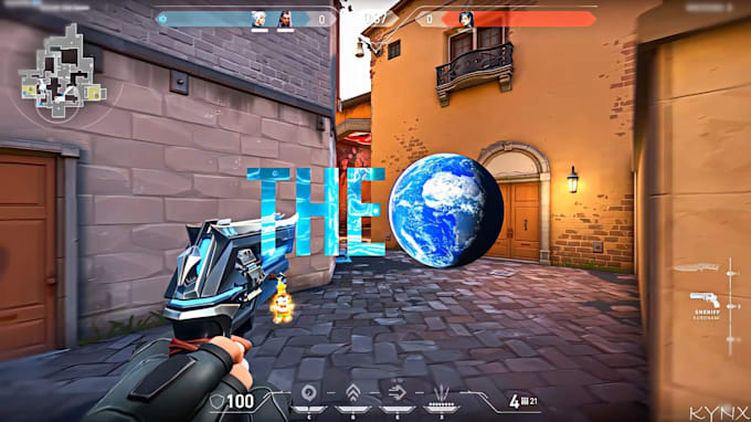 edit a professional valorant montage with smooth sync effect