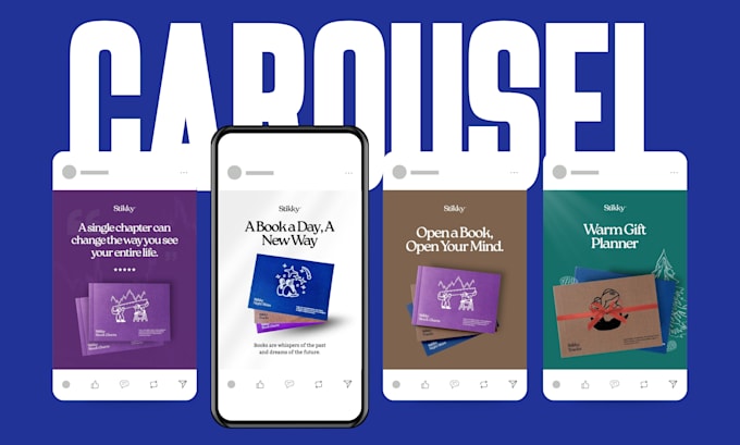 design high converting instagram or linkedin carousel posts