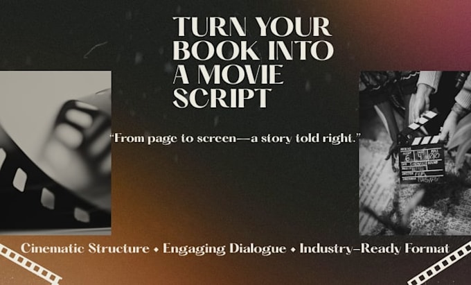 novel to screenplay adaptation movie script writing full treatment script doctor
