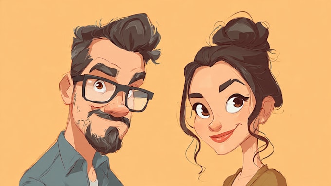 create a cartoon caricature avatar