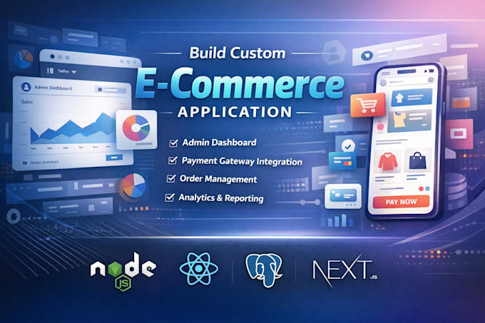 Build a custom ecommerce website using react next js and node js by ...