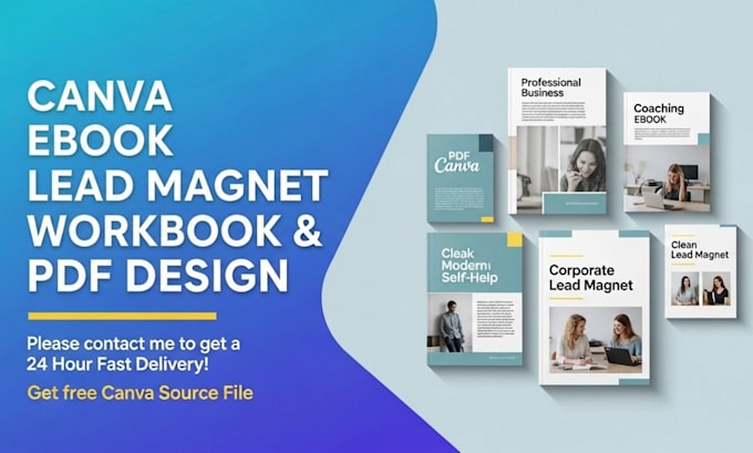 design unique ebook, workbooks and journals