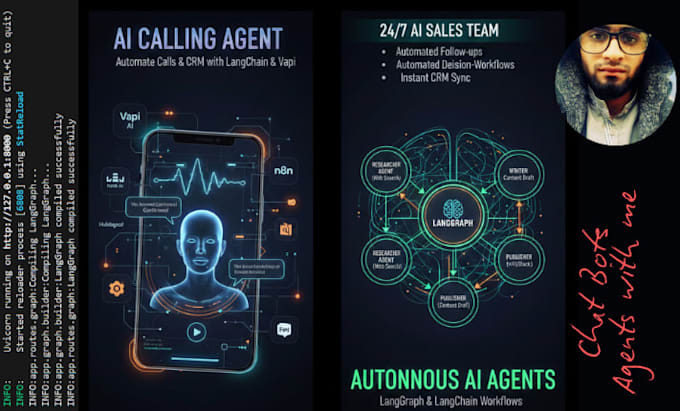build ai agents using python langchain and crewai automation