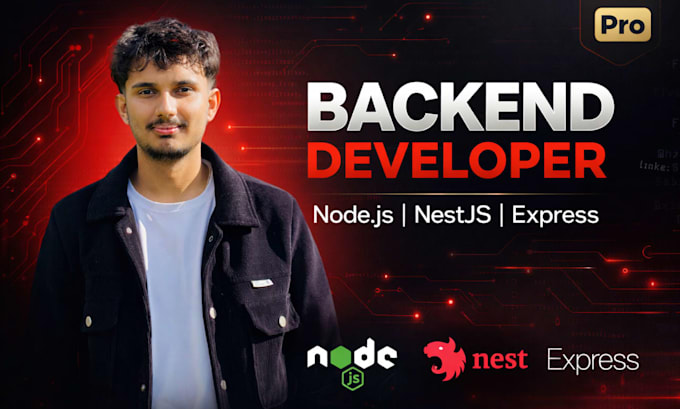 be backend developer for web app and API using nestjs, expressjs, and nodejs