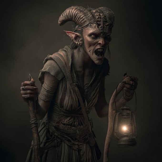 fantasy horror and fantasy horror character