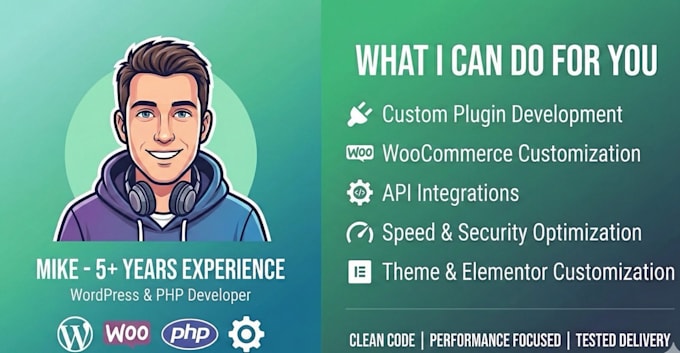 be your wordpress plugin and woocommerce custom developer