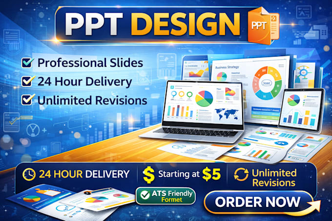 design professional powerpoint presentation slides