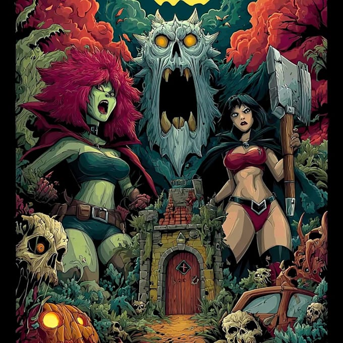 do horror character design