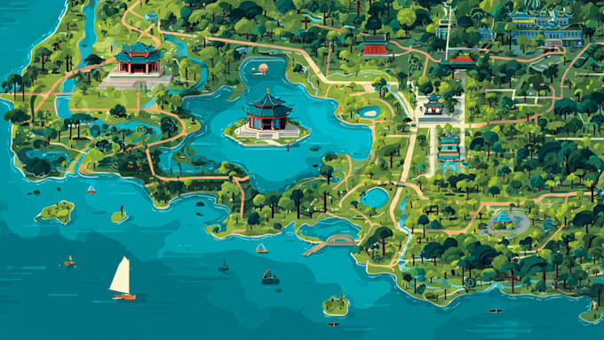 do vector map illustration and event map