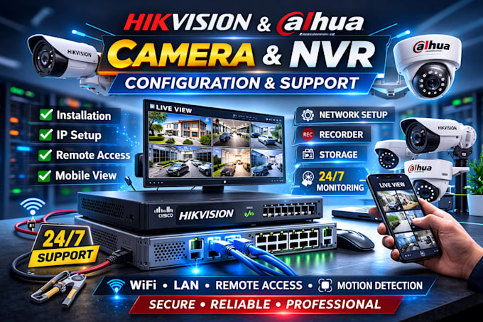 configure your IP camera and nvr for remote viewing