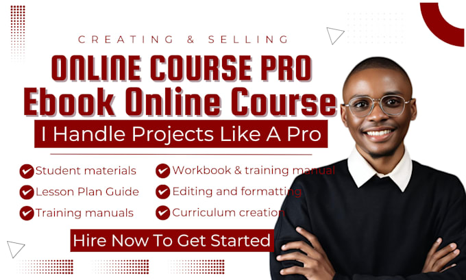 create ebook online course, curriculum, training content, online course content