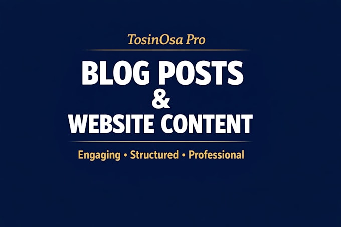 write engaging blog posts and website content