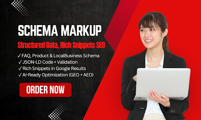 set up schema markup and structured data to improve ai visibility
