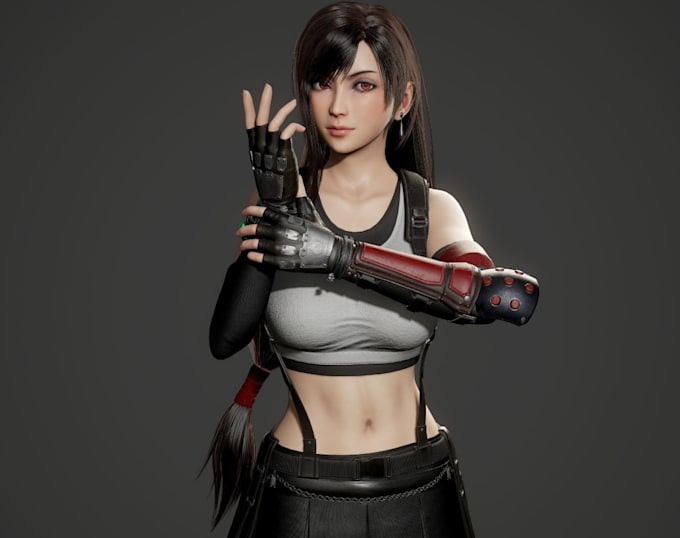 rig 3d model, vrchat, warudo, vtube, vroid model, koikatsu, mmd,arkit blendshape