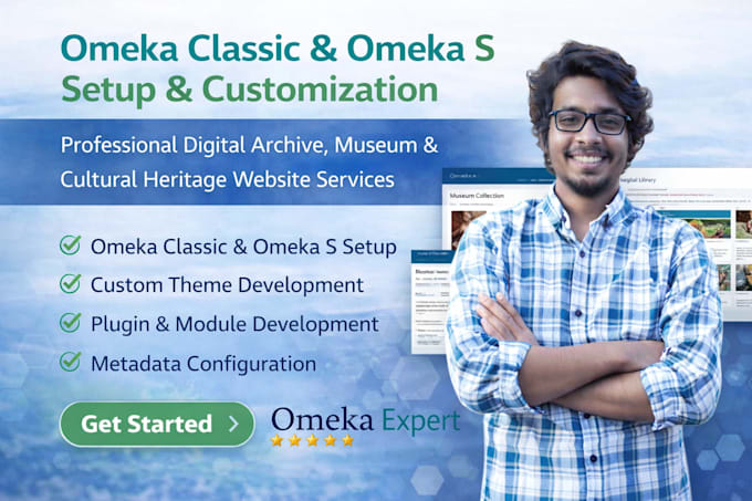 setup and customize omeka classic or omeka s for digital archives