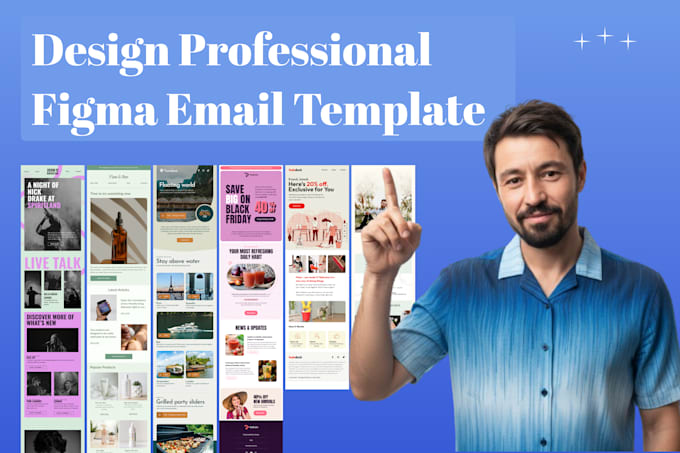 design professional figma email template