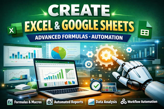 Create excel and google sheets advanced formulas automation by ...