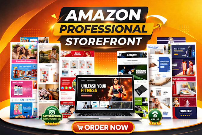 setup amazon ebc shopify storefront tik tok brand store design a plus content