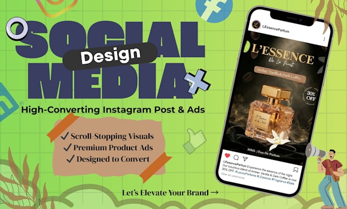 Design high converting instagram ad creatives for your brand by ...