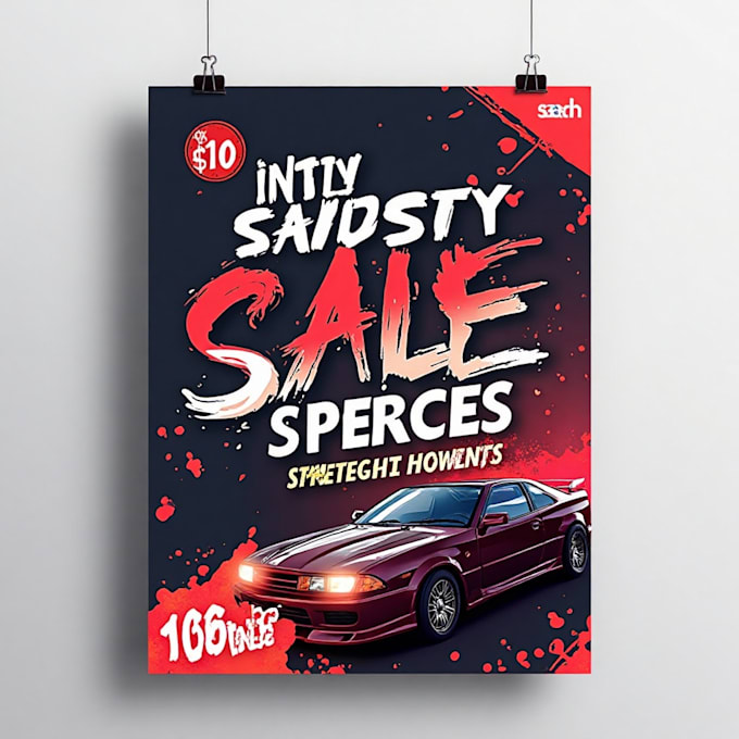 design a professional and eye catching flyer